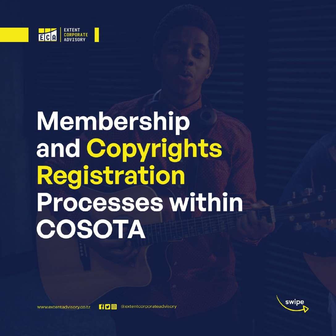 Membership and Copyrights Registration Processes within COSOTA