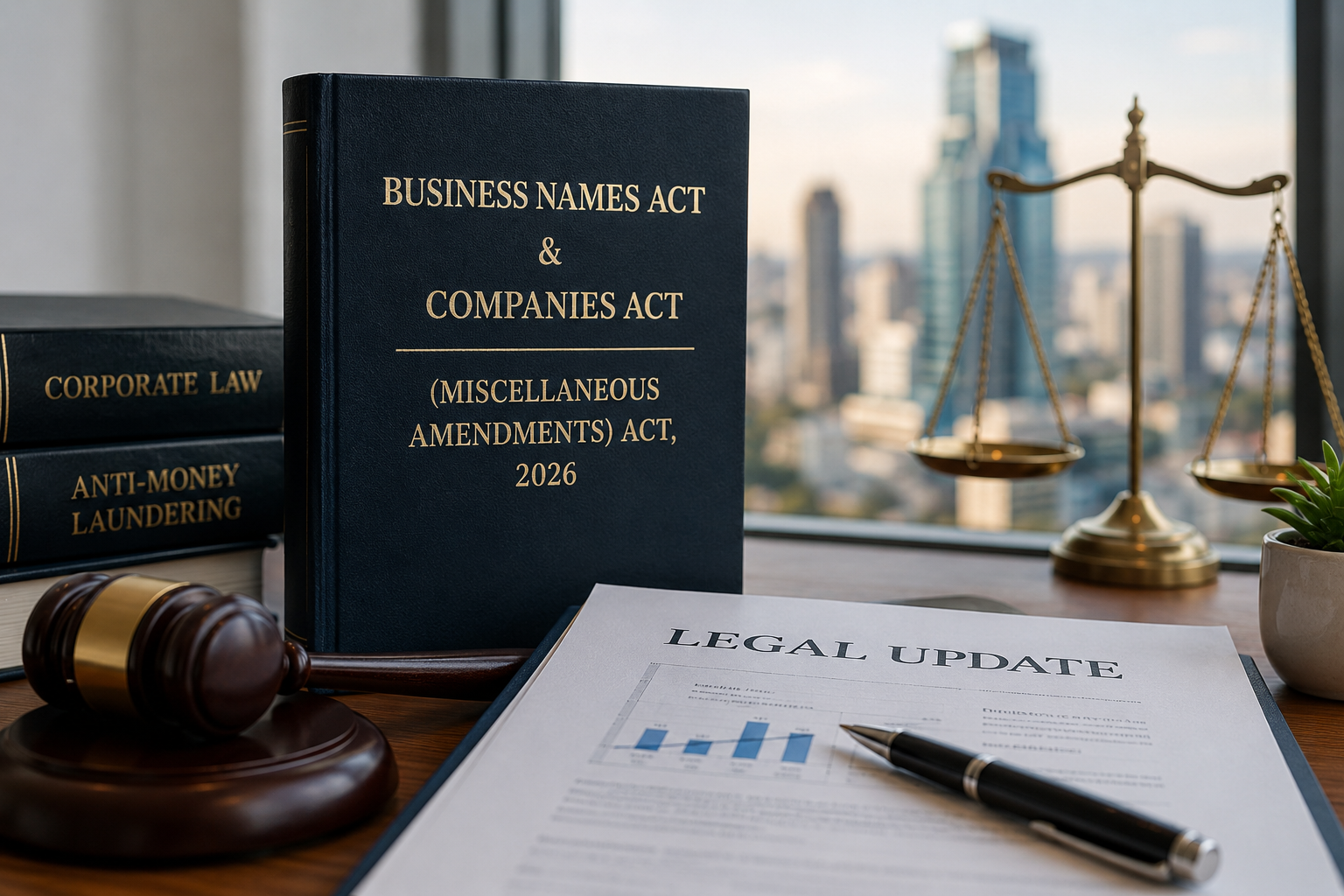 Key Amendments to the Business Names Act and Companies Act under the Bill Supplement Written Laws (Miscellaneous Amendments) Act, 2026